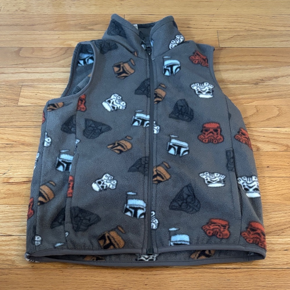 Star Wars Themed Fleece Vest, Medium